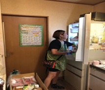 家事援助をするまいたさんの写真